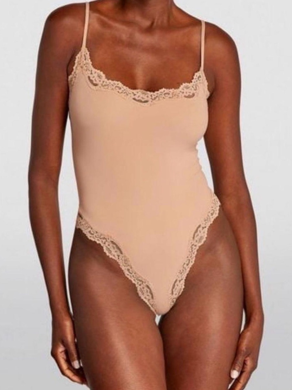 SKIMS Sienna Lace Cami Bodysuit